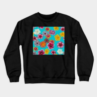 Hibiscus Pool Party Crewneck Sweatshirt